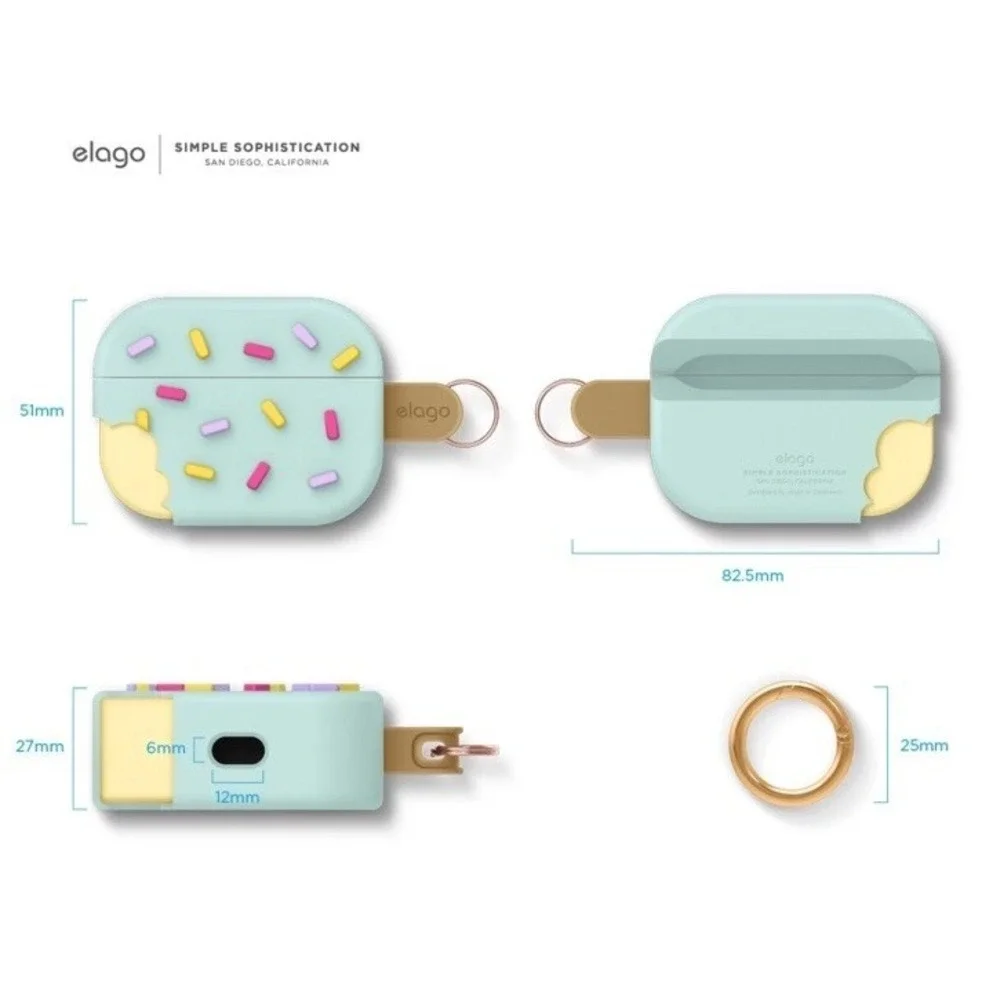 AirPods Pro Case - elago® Ice Cream Case [Mint]‎